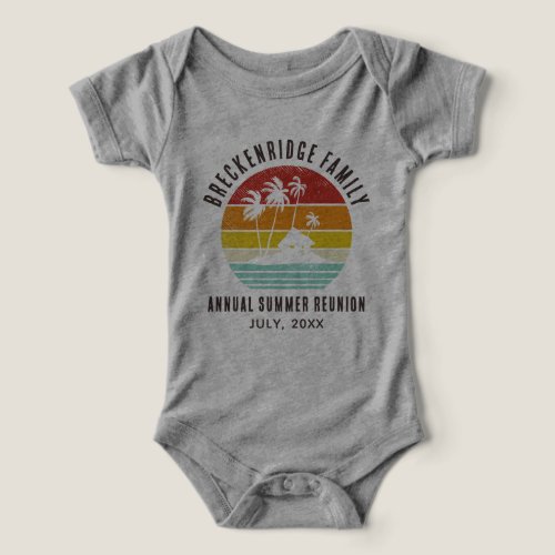 Family Beach House Summer Reunion Custom Infant T_shirt