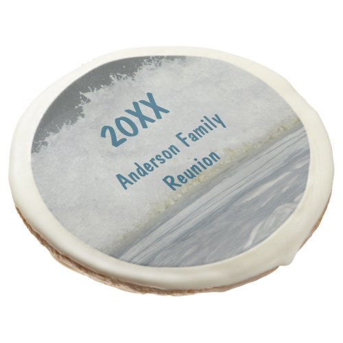 Family Beach Reunion Ocean Annual Summer Vacation Sugar Cookie