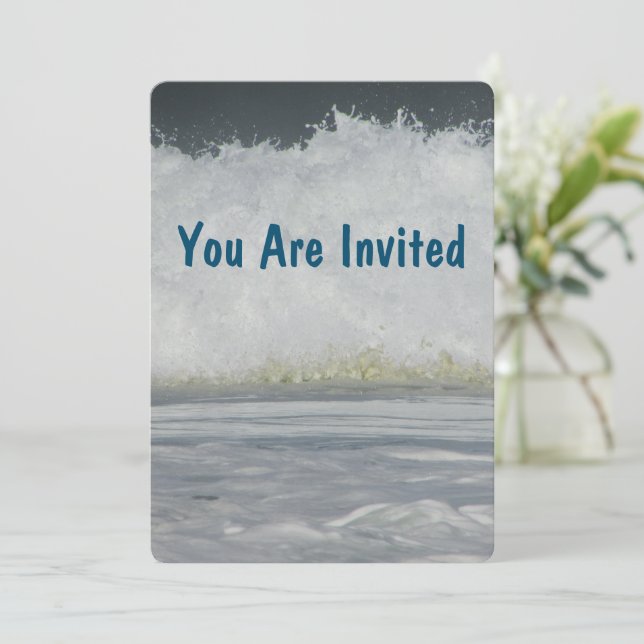 Family Beach Vacation Annual Summer Trip Invite (Standing Front)