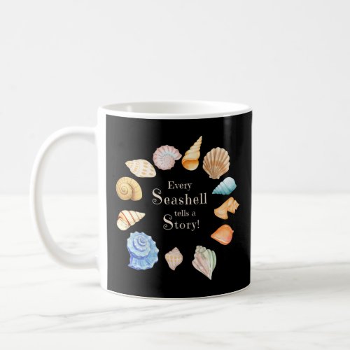 Family Beach Vacation Seashell Collector Womens Me Coffee Mug