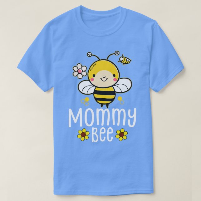Family Bee s Mama Mommy Birthday First Bee Day Out T-Shirt (Design Front)