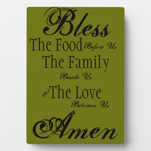 Family Blessing Plaque