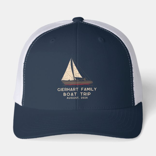 Family Boat Trip Nautical Custom (Front)