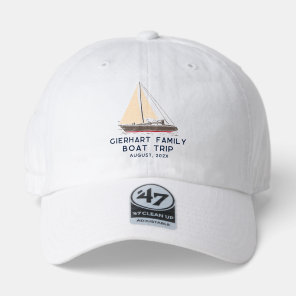 Family Boat Trip Nautical Sailing Custom 47 Brand Hat