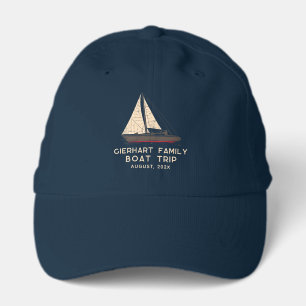 Family Boat Trip Sailing Nautical Custom Performance Cap