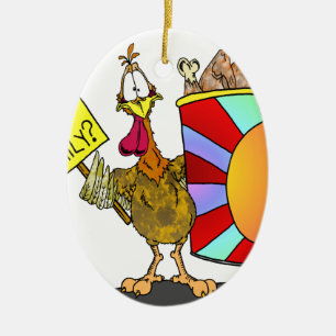 Family Bucket Ceramic Ornament