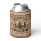 Family Cabin Name Rustic Wood Personalized