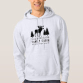 Northwoods & Moose Monogram Embroidery Embroidered Sweatshirt, Zazzle