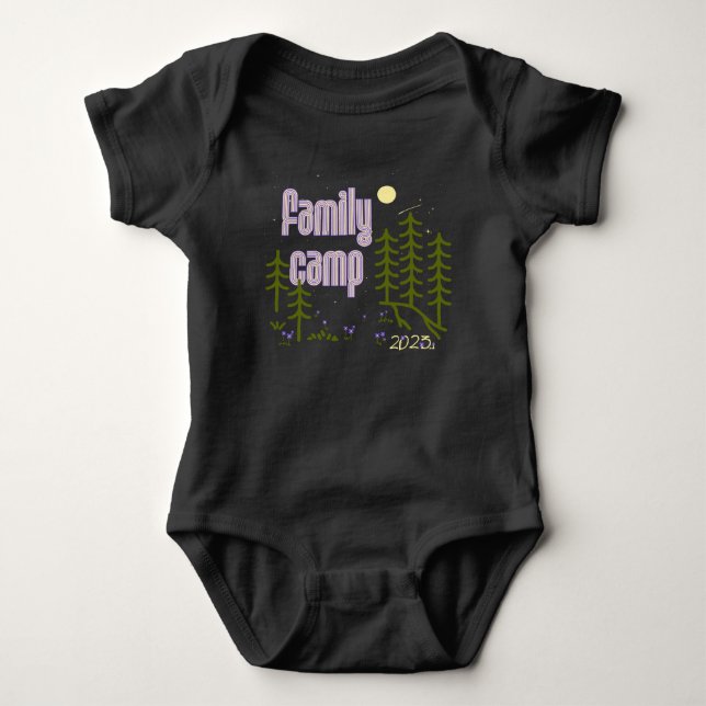 Family Camp 2023  Baby Bodysuit (Front)