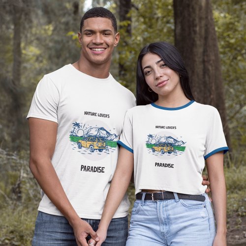 Family Camp Nature Lovers Paradise T_Shirt