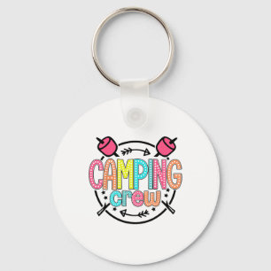 Family Camper Group Camping Crew Camping Matching Keychain