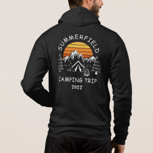 Family Camping Trip 2022 Retro Matching Dad Custom Hoodie