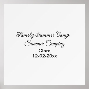 Family camping vacation custom add name dateSummer Holder