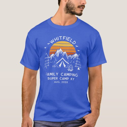 Family Camping Vacation Matching Adventure T_Shirt