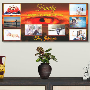 Family Can Open Your Eyes Sunset 2106 Art Canvas Print