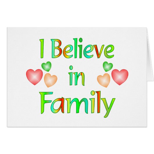 Family Cards (Front Horizontal)