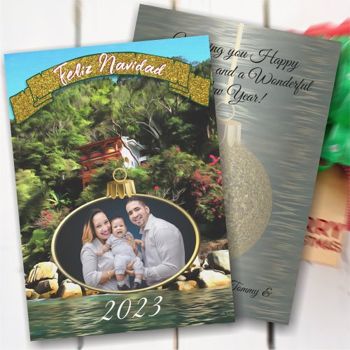 Family Casa Christmas Bonita 0759 Holiday Card