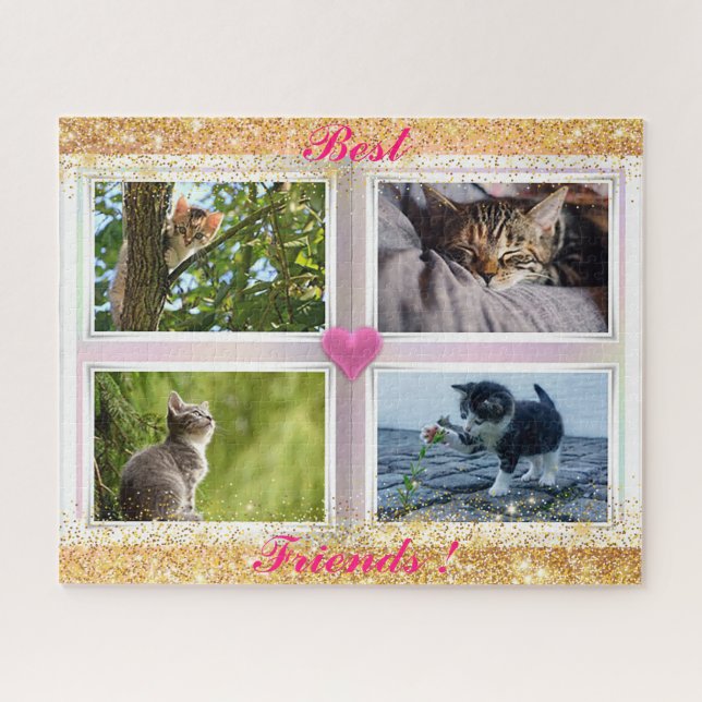 Family Cats Popular Gift Jigsaw Puzzle (Horizontal)