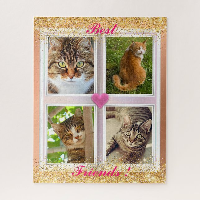 Family Cats Popular Gift Jigsaw Puzzle (Vertical)