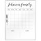 family chores wall calendar planner to do custom