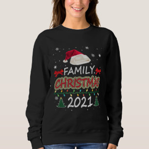 Family Christmas 2021 Matching Family Squad Santa Sweatshirt