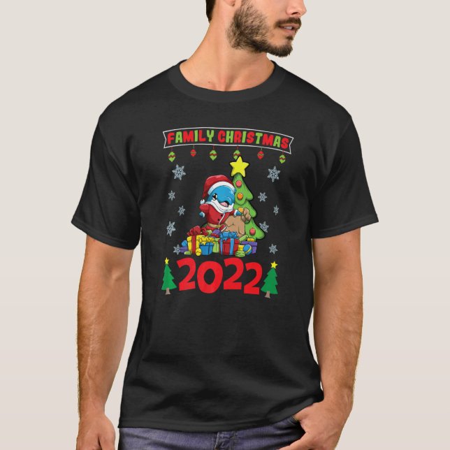 Family Christmas 2022 Funny Matching Xmas Lover Pr T-Shirt (Front)