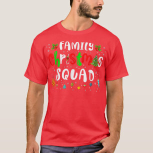 Family Christmas 2022 Matching Santa Hat Lights Xm T-Shirt