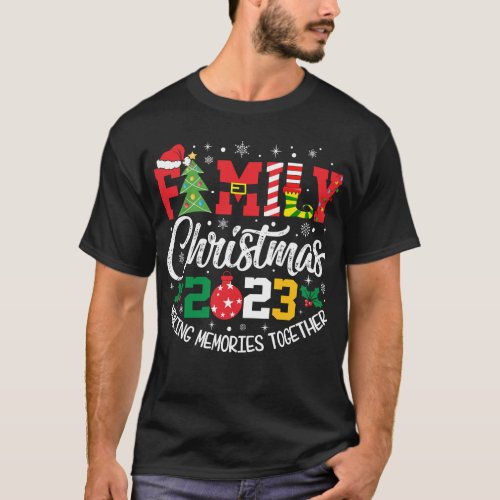 Family Christmas 2023 Matching Family T_Shirt