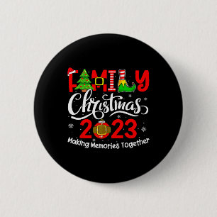 Family Christmas 2023 Matching Outfits Team Santa Button