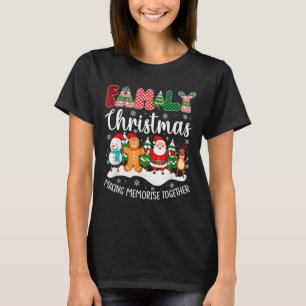 Family Christmas 2023 Matching Santa Reindeer Funn T-Shirt