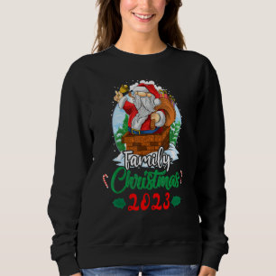 Family Christmas 2023 Matching  Squad Santa Elf  1 Sweatshirt