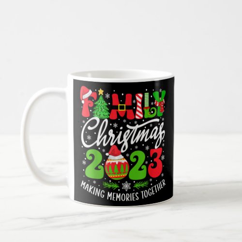 Family Christmas 2023 Matching Squad Santa Elf  Coffee Mug