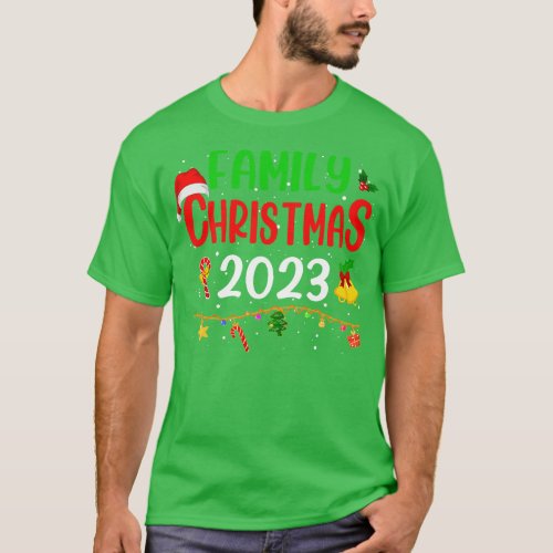 family christmas 2023 T_Shirt