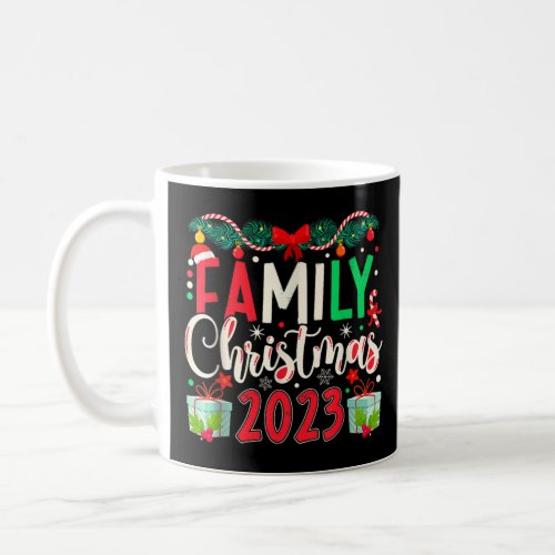 Family Christmas 2023 Team Santa Squad Xmas  Coffee Mug