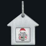 Family Christmas 2024 Making Memories Together Pet ID Tag<br><div class="desc">Family Christmas 2024 Making Memories Together</div>