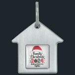 Family Christmas 2024 Making Memories Together Pet ID Tag<br><div class="desc">Family Christmas 2024 Making Memories Together</div>