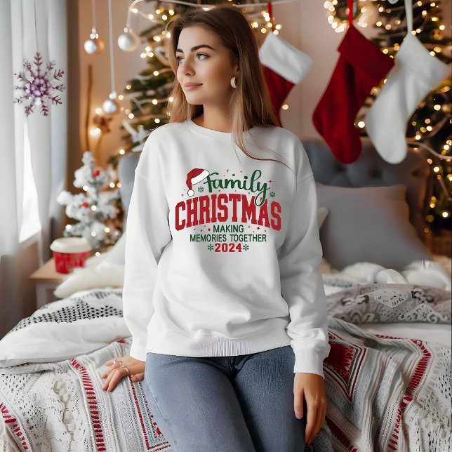 family christmas 2024 making memories together sweatshirt (Creator Uploaded)