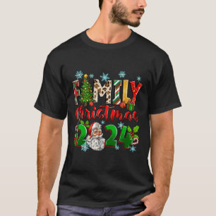 Family Christmas 2024 Matching Christmas Pjs Men W T-Shirt