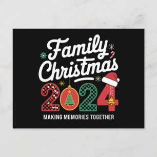 Family Christmas 2024 Matching Outfit Xmas Squad Postcard