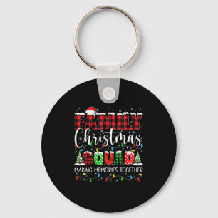 Family Christmas 2024 Matching Squad Xmas Men Wome Keychain