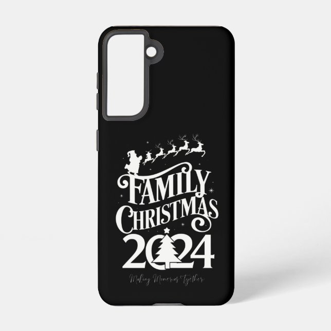Family Christmas 2024 Memories Together Matching  Samsung Galaxy Case (Back)