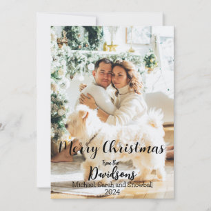 Family Christmas 2024 Photo Holiday Card