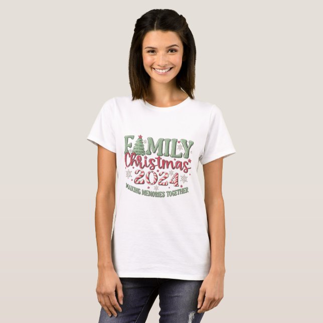 Family Christmas 2024 T-Shirt (Front Full)