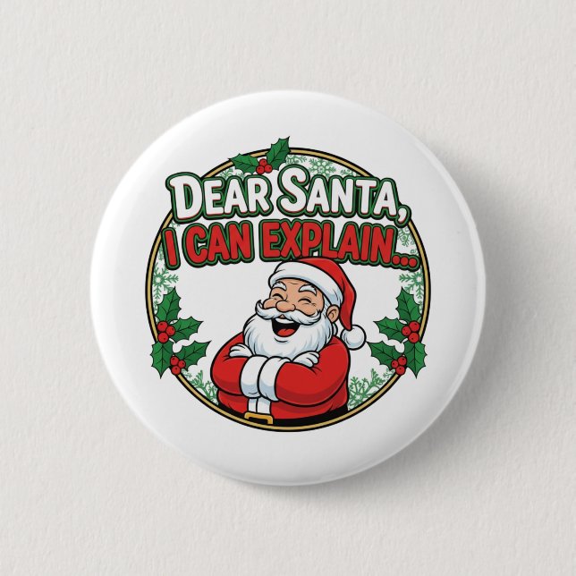 Family Christmas 2025  Button (Front)