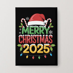 Family Christmas 2025 Crew Group Matching Family  Button