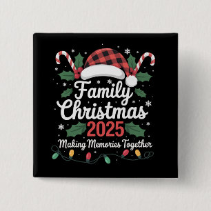 Family Christmas 2025 Crew Group Matching Family Button