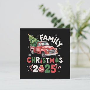 Family Christmas 2025 Crew Group Matching Family  Holiday Card