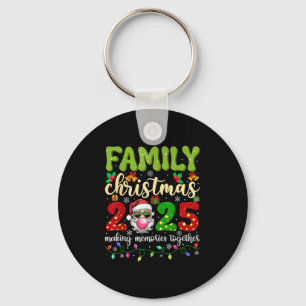 Family Christmas 2025 Funny Xmas Tees Matching Squ Keychain