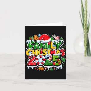 Family Christmas 2025 Making Memories Together San Card