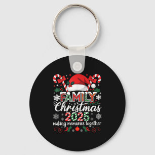 Family Christmas 2025 Making Memories Together San Keychain